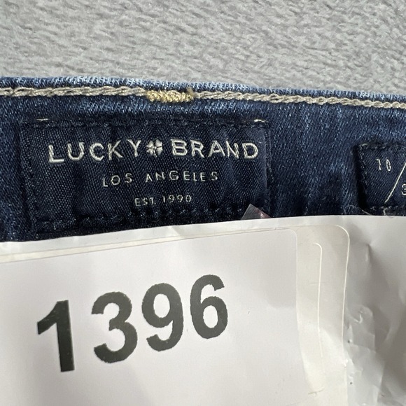 Lucky Brand Jeans Womens 30 Blue Stevie Flare High Rise Dark Wash Stretch Denim - Picture 11 of 11